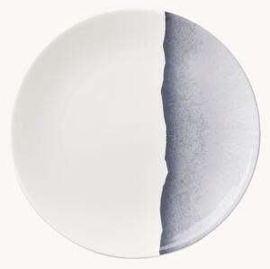 Raňajkové taniere z jemného kostného porcelánu Silhouette, 6 ks