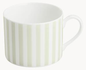 Hrnčeky z jemného kostného porcelánu Pastel Stripes, 6 ks