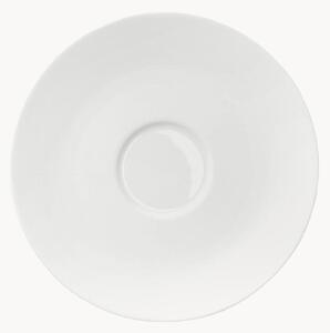 Podšálky z jemného kosteného porcelánu Cross White, 6 ks