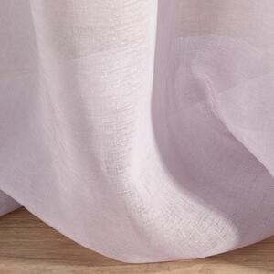 Ružová záclona na páske ARGEA 140x270 cm