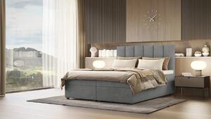 Čalúnená posteľ DELTA 2 - 140x200, šedá