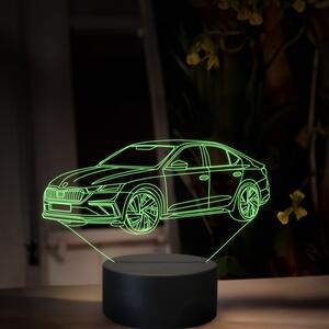 Beling 3D lampa, Škoda Octavia RS, 16 farebná, SA25