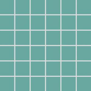 Mozaika Rako Color Two tyrkysová 30x30 cm mat GDM05467.1
