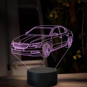 Beling 3D lampa, Škoda Superb 3, 16 farebná, SA27