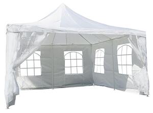 Záhradný stan - biely, 4 x 4 m