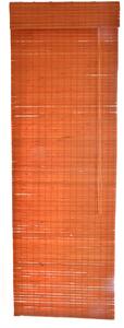 Bambusová rímska roleta oranžová Šírka rolety: 60 cm, Rozvin rolety: 200 cm
