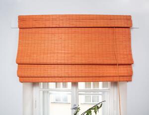 Bambusová rímska roleta oranžová Šírka rolety: 60 cm, Rozvin rolety: 150 cm