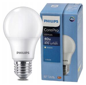 PHILIPS LED žiarovka CorePro - E27 - 4,9 W - 470lm - 3000K