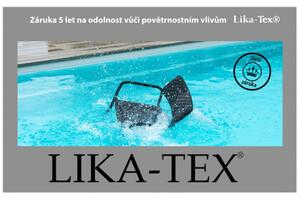 Doppler PARIS LIKA-TEX® antracit - luxusné otočné záhradné kreslo - 2. akosť (N396)