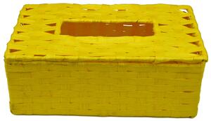 Box na vreckovky žltý