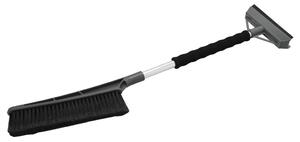 Škrabka s metlou 60 cm, sivá