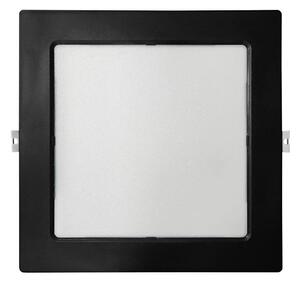 LED Podhľadové svietidlo SQUARE LED/18W/230V 4000K 22x22 cm čierna
