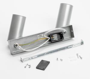 Brilagi - Kúpeľňové bodové svietidlo SELE 2xGU10/30W/230V IP44 strieborná