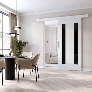 Posuvné dvere BARRET 8 - 106 cm, biele