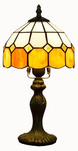 Tiffany stolná lampa Renesancia 102 Huizhou Oufu Lighting v.36xš.20,sklo/kov,40W