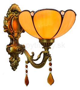 Tiffany nástenná lampa Empir Wall 502 HuizhouOufuLighting v28xš20,sklo/kov,40W