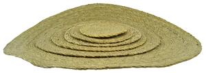 Okrúhly koberec z morskej trávy - slabý Rozmery (cm): průměr 60