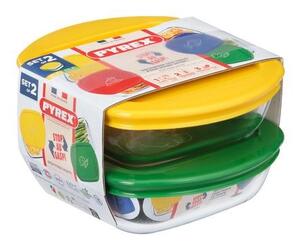 Sada sklenených dóz s viečkom PYREX 2x300ml