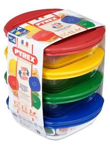 Sada sklenených dóz s viečkom PYREX 4x300ml