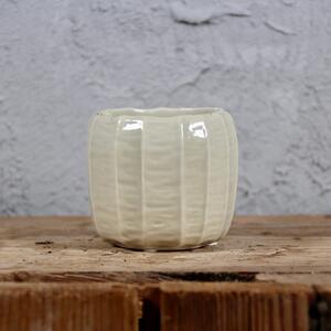 Kvetináč Verde krémový Ø 6 cm