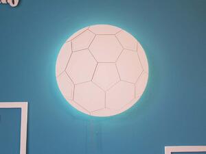 Nočná lampička futbalová lopta - biela, 34 cm