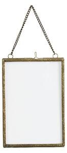 Závesný fotorámik Antique brass Frame 13 × 18 cm