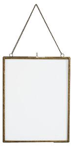 Závesný fotorámik Antique brass Frame 20 × 25 cm