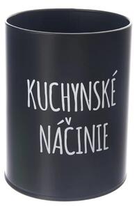 Orion Dóza, plechová, čierna, bez veka, KUCHYNSKÉ NÁČINIE SK