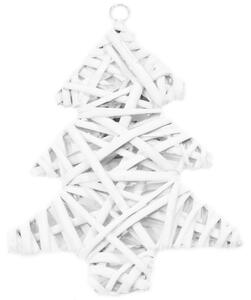 Vianočný stromček ozdoba - biely 2 ks