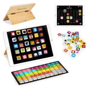Drevený vzdelávací tablet, magnetická tabuľa, ECOTOYS