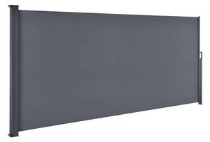 Výsuvná bočná clona, 500 x 180 cm, tmavošedá