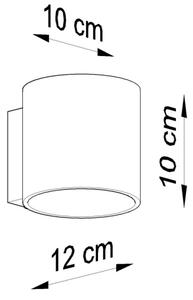 Sollux SL.0048 - Nástenné svietidlo ORBIS 1 1xG9/40W/230V čierna