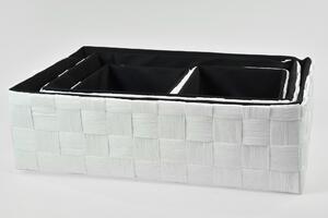 Úložný box čierno-biely Rozmery (cm): 23x17, v. 11