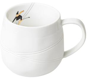 Porcelánový hrnček Ski