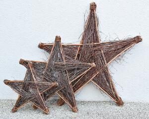 Vánoční dekorace hvězda Rozmery (cm): 40x40