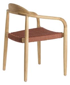 Záhradná stolička z eukalyptového dreva s opierkami Kave Home Glynis