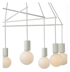 Redo 01-1564 - Luster na lanku MIKADO 8xE27/42W/230V pr. 82 cm biela