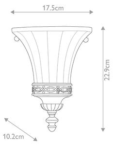 Feiss - Nástenné svietidlo DRAWING ROOM 1xE14/60W/230V