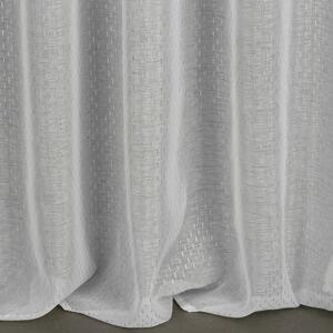 Biela záclona na páske LOARA 140x270 cm