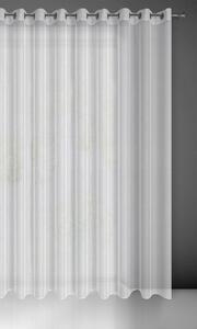 Biela záclona na krúžkoch LOARA 300x250 cm