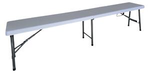 TENTino Plastová skladacia lavica 180 cm
