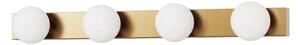 Brilagi - LED kúpeľňové osvetlenie zrkadla HOLLYWOOD 4xLED/3W/230V IP44 zlaté