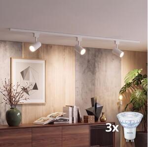 Philips - LED stmievateľné bodové svietidlo do lišty, systém EASYLINK 3xGU10/7W/230V 1 m biela