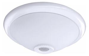 Stropné svietidlo s pohybovým senzorom MANA 2xE27/40W/230V priemer 30 cm biele