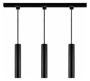 Philips - Závesné svietidlo so závesným lankom do lištového systému EASYLINK 3xGU10/7W/230V 1m čierne