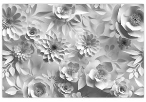 Obraz - Biele kvety (90x60 cm)
