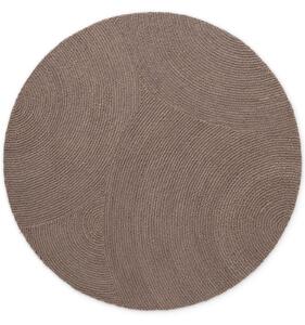 Hanse Home , Kusový koberec Eleni 106219 Taupe kruh, 120x120 (priemer) kruh, hnedá, obývacia izba
