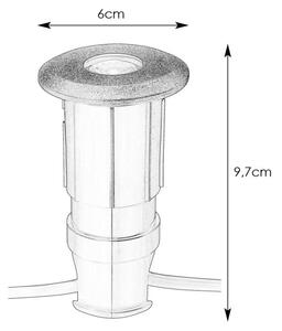 Markslöjd 107285 - LED vonkajšie zapustené svietidlo GARDEN24 LED/3W/24V IP44 čierne