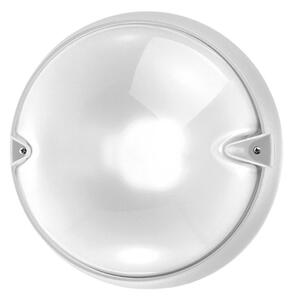 Okrúhle vonkajšie nástenné svietidlo CHIP biele