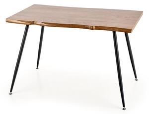 Halmar LARSON stôl, doska - prírodná, nohy - čierna